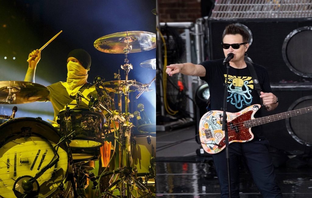 Josh Dun toca com Blink-182