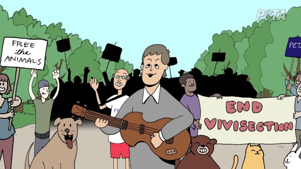 Paul McCartney e PETA se unem pelos direitos dos animais